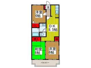 コート浦和【1階】の間取り