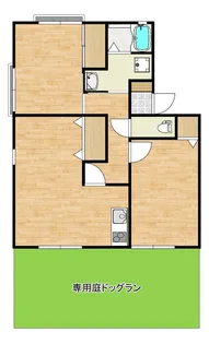 グレースNOMURA B棟【1階】の間取り