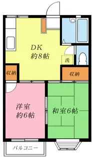 サンライズヨコハマ【2階】の間取り