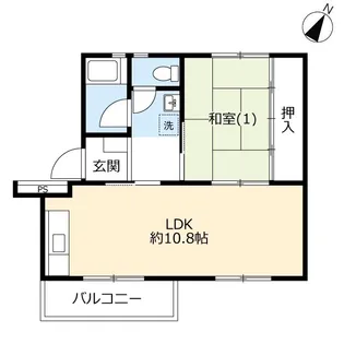 UR西上尾第一【3階】の間取り