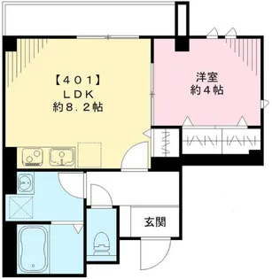 グリント【4階】の間取り