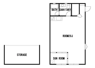 ボニートロッサII【1階】の間取り