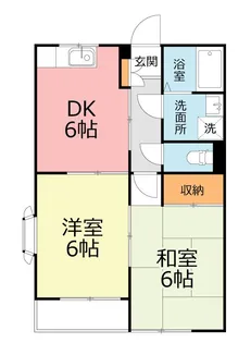 シェルム戸塚B【1階】の間取り