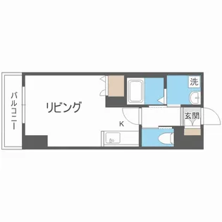 アルファスクエア北15条【7階】の間取り