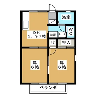 パークハウスメルス【2階】の間取り