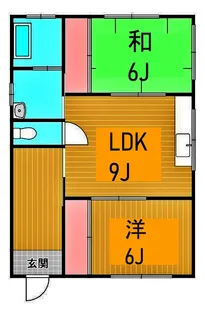サン伏見【1階】の間取り