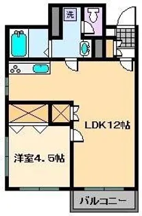 プティーボワービル【3階】の間取り