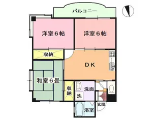 メゾン ド フルーヴ【4階】の間取り