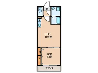 アトランティス入間【1階】の間取り