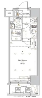 The Log日本橋【5階】の間取り