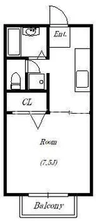 サンヒルズII【1階】の間取り
