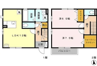ローズコート光が丘東 3号棟の間取り