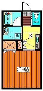 プランドールK【2階】の間取り