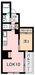 イリスパイラブライトエー【6階】の間取り