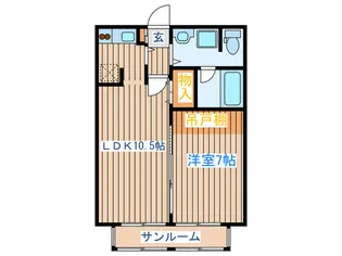 GRACE MORIYA【2階】の間取り