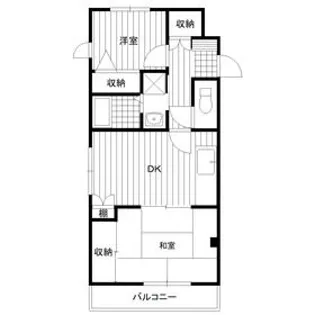 ボナール【4階】の間取り