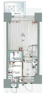 アクアシティイーストパーク【4階】の間取り