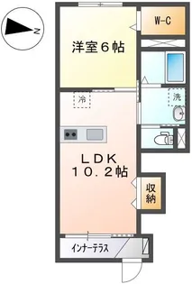 アルモニー【1階】の間取り