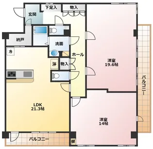 西川口協和ビル【4階】の間取り