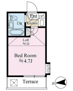 ノヴェルズ61【1階】の間取り