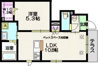 エマーサ【1階】の間取り