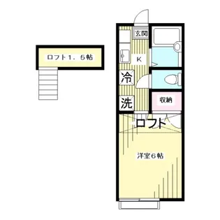 フローラルハイツ【2階】の間取り
