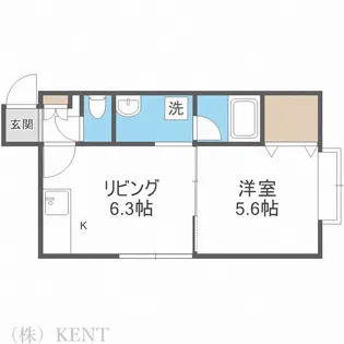 ジョイ発寒【2階】の間取り