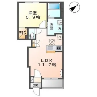 レナレジデンス【2階】の間取り