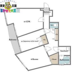 NYテラス【3階】の間取り