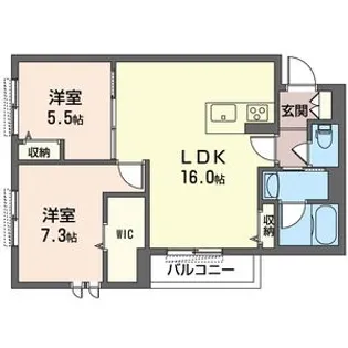 パストラール【2階】の間取り