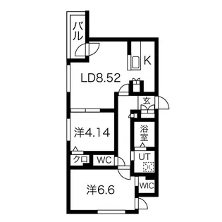 RESIDENCE SHINMEI HONGOU WEST【1階】の間取り