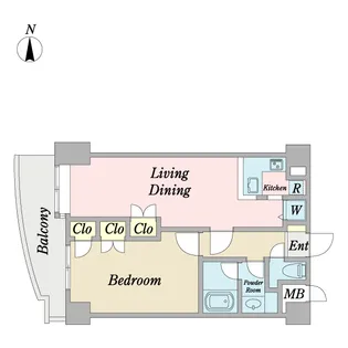 ニューガイアリルーム日暮里 NO.77【2階】の間取り