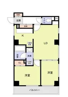 マイキャッスル中目黒II【2階】の間取り