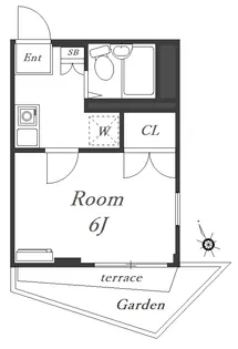 湘南テラス藤沢【1階】の間取り