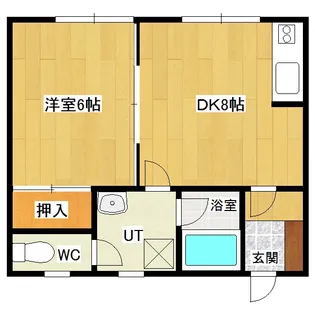 サンハイツ2【2階】の間取り