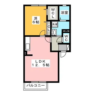 オリーブA・B【2階】の間取り