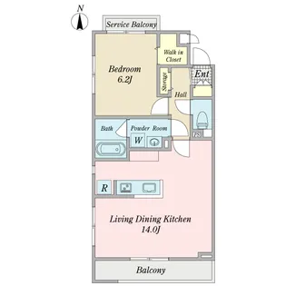 フォレストMAKI【3階】の間取り