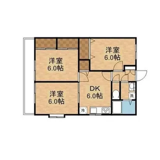 グランディール中嶋【4階】の間取り