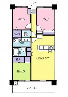 ポレスター東尾道駅前【12階】の間取り