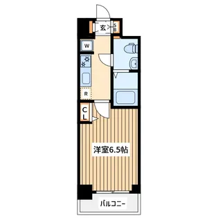 エス-レジデンス横浜子安アブレスト【1階】の間取り