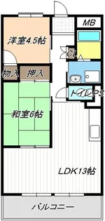 アルカディア【1階】の間取り