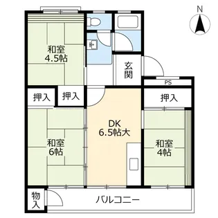 UR室住【4階】の間取り