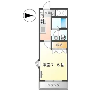 オレンジハウスT【2階】の間取り