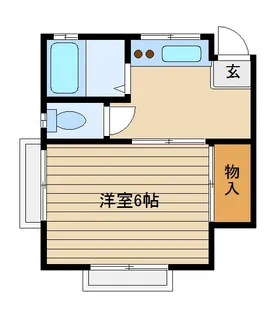 横川コーポ【2階】の間取り