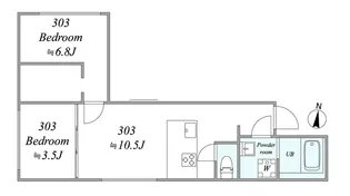 trias144【3階】の間取り
