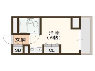 朝日プラザパレ・セーヌ【2階】の間取り