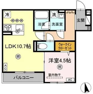 D-residence川口3丁目E【2階】の間取り