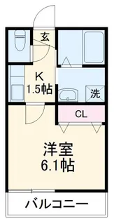 ラフィーナーさがみ野【1階】の間取り