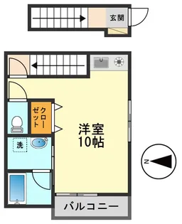リバーフロンテージCY【2階】の間取り