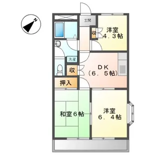 エクセレンス東野【3階】の間取り